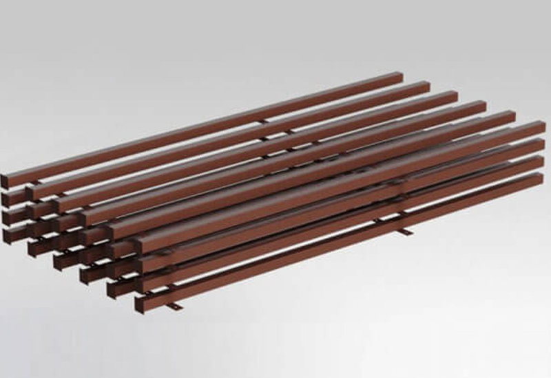 Столбы грунтованные