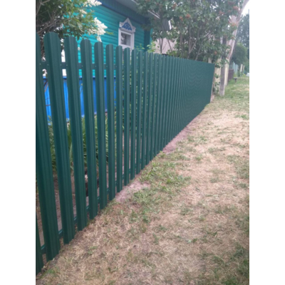 Металлический штакетник «ТРАПЕЦИЯ», покрытие полиэстер, двухстороннее матовое СТАНДАРТ