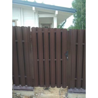 Металлический штакетник «ТРАПЕЦИЯ», покрытие полиэстер, одностороннее матовое ЭКОНОМ