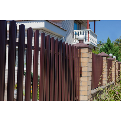 Металлический штакетник «ВЕРСАЛЬ», покрытие полиэстер, двухстороннее глянцевое