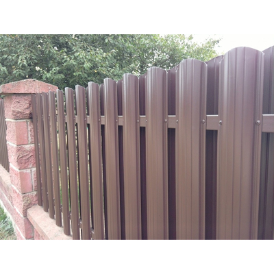 Металлический штакетник «ВЕРСАЛЬ», покрытие полиэстер, двухстороннее глянцевое