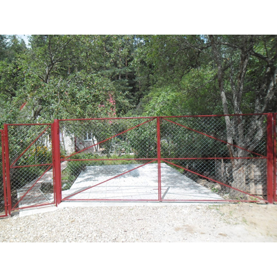 Оцинкованная сетка рабица для забора д. 1,8 высотой 1,2 м