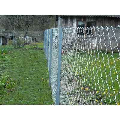 Оцинкованная сетка рабица для забора д. 1,8 высотой 1,5 м