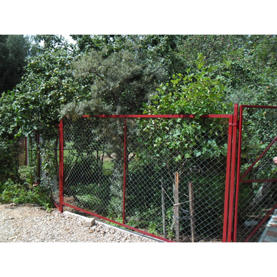 Оцинкованная сетка рабица для забора д. 1,8 высотой 1,5 м