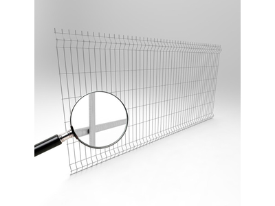 Панель 3D оцинкованная 3/4. Высота 1,7 метра