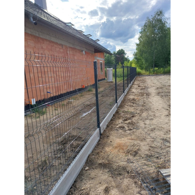 Плита цокольная бетонная армированная 2450х200х50 мм