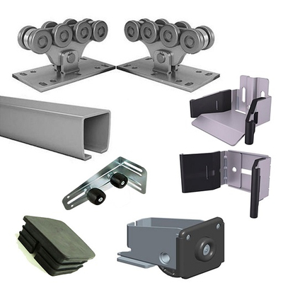 КОМПЛЕКТ ФУРНИТУРЫ ALUTECH SGN.01 (ДО 450 КГ) с не оцинкованной шиной 5 м.п